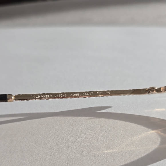 Chanel Gold Women's Sunglasses - Picture 5 of 14